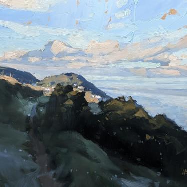 hester berry Lynton, New Year's Eve (46 x 61 cm) oil on board - Copy.jpg